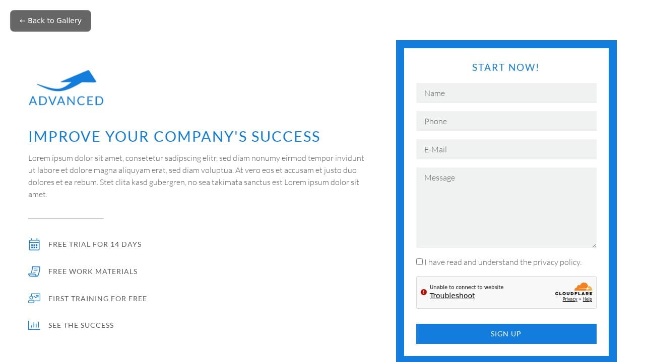 Advanced template preview