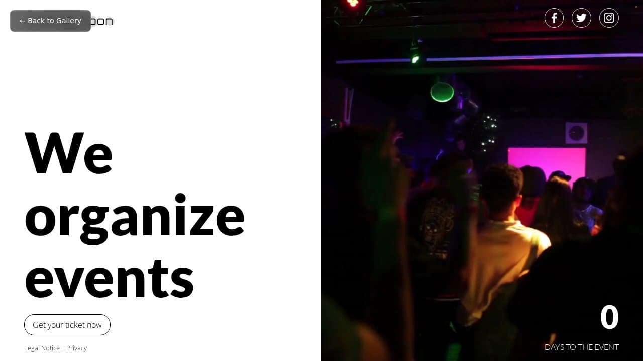 Coming Soon 2 template preview