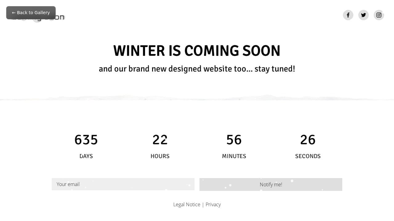 Coming Soon 4 template preview