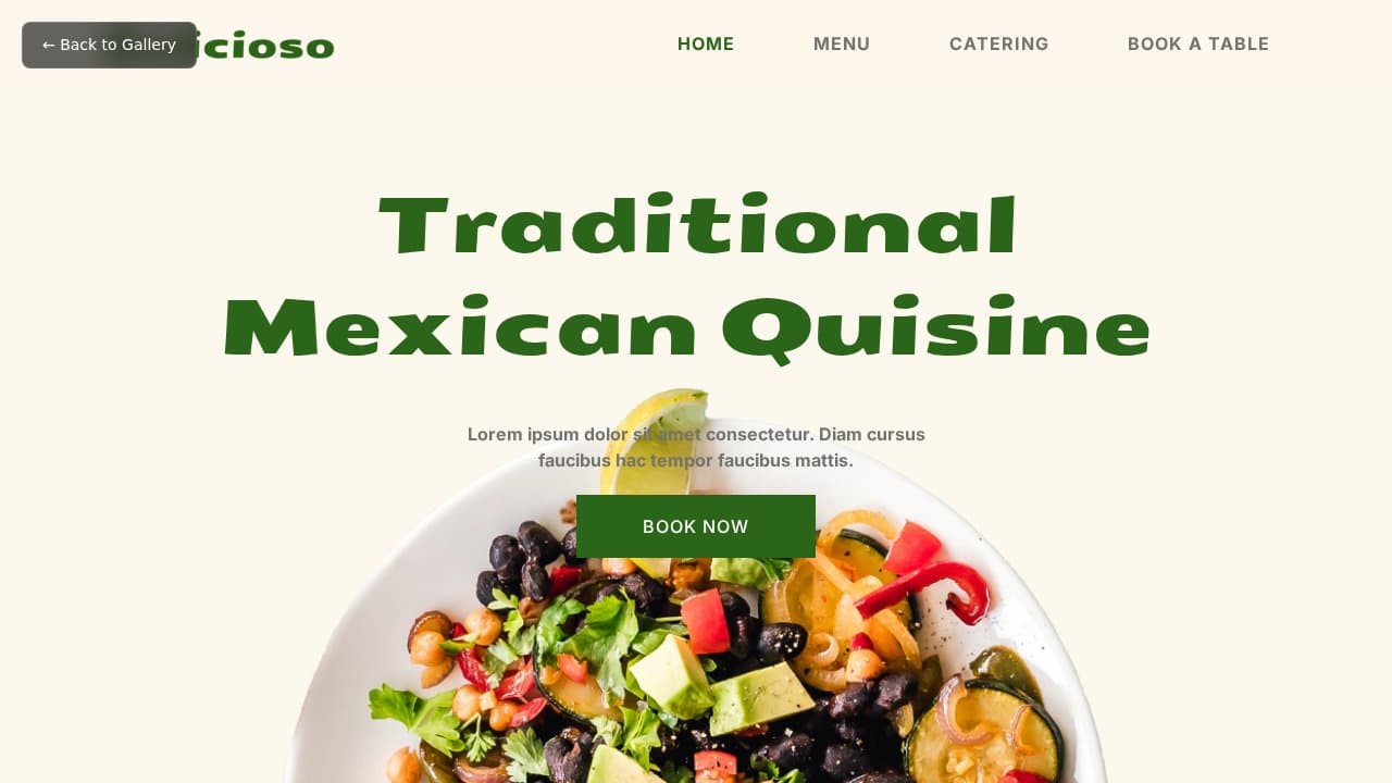 Delicioso template preview