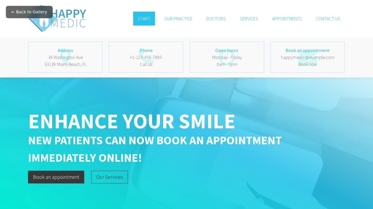 Happy Medic template preview