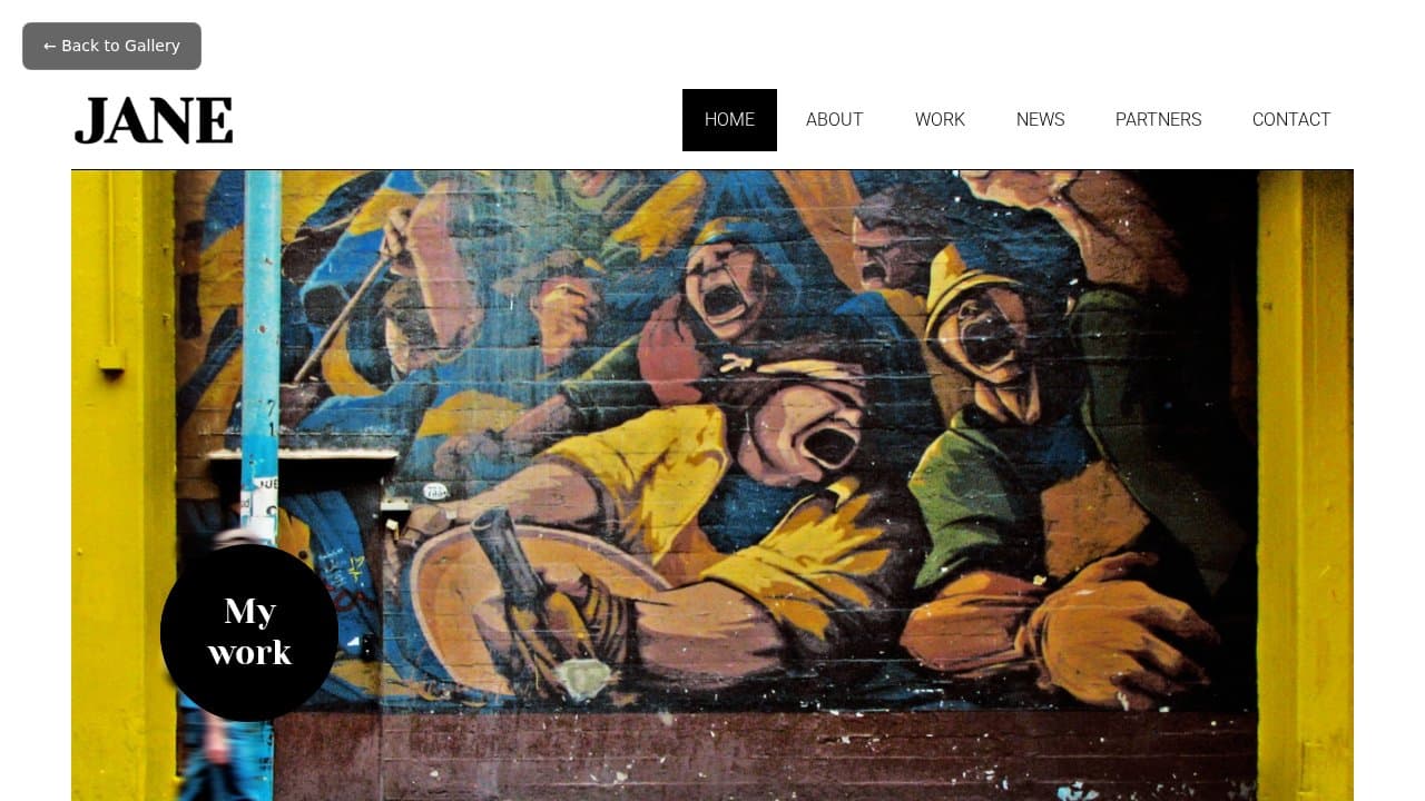 Jane template preview