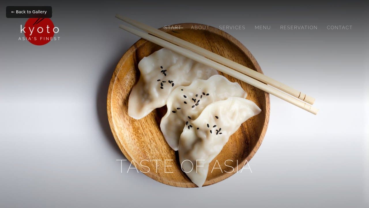 Kyoto template preview