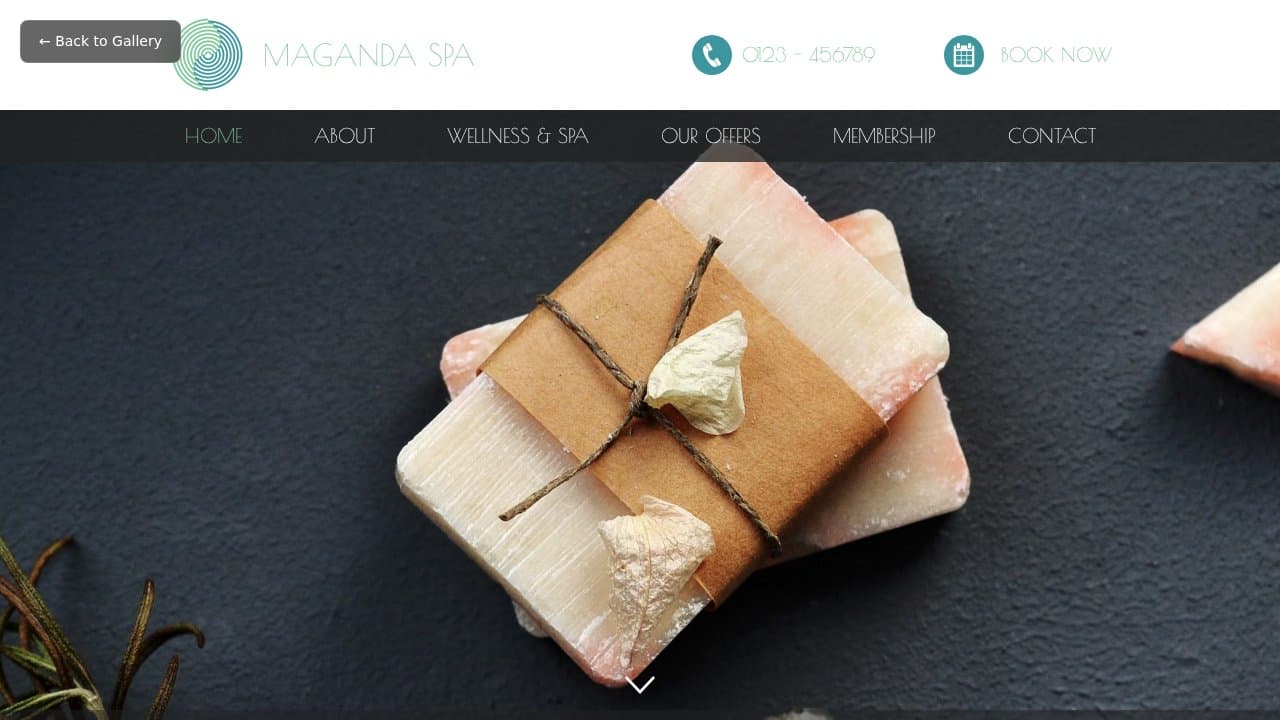 Maganda template preview