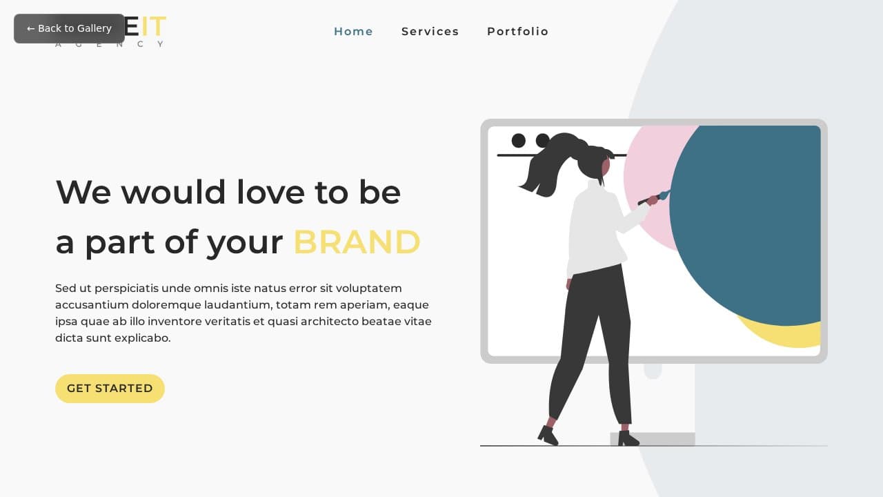 Make It Agency template preview