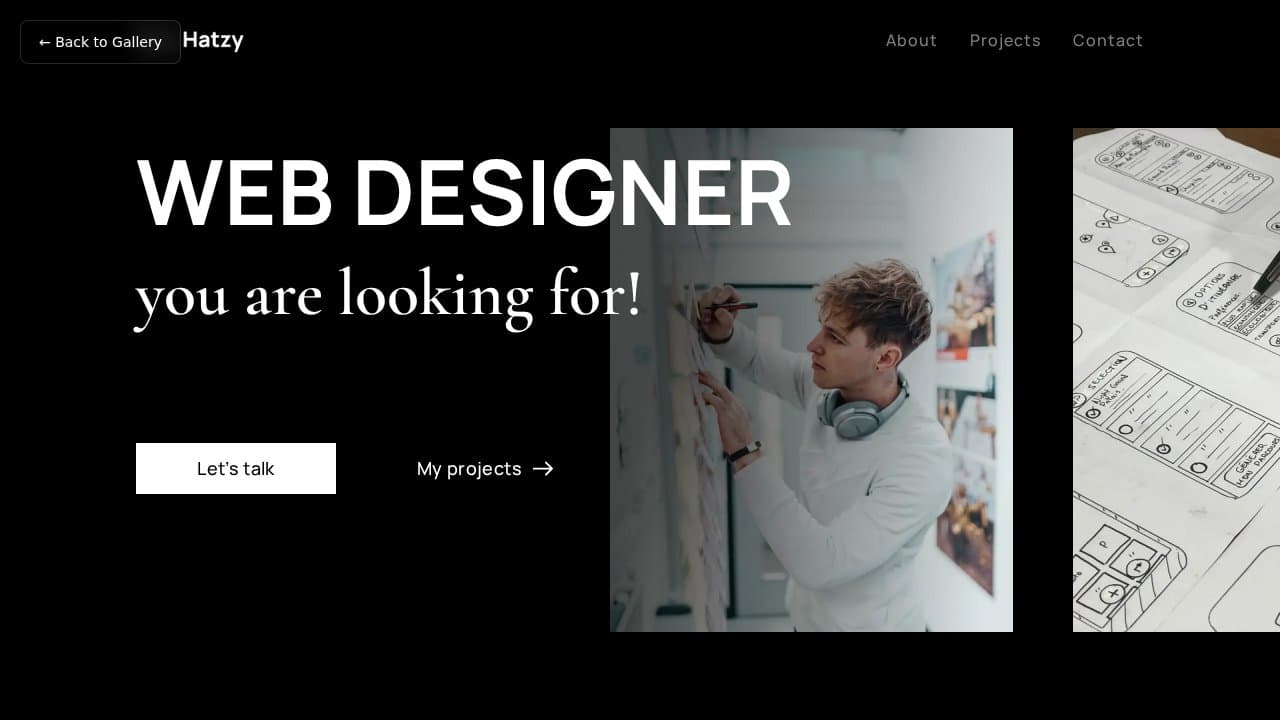 Max Hatzy template preview