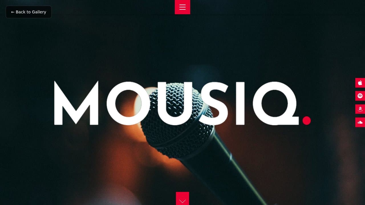 Mousiq template preview