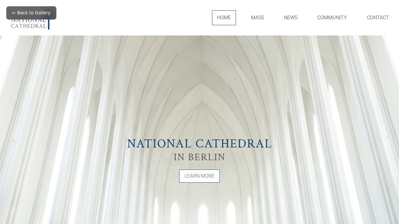 National Cathedral template preview