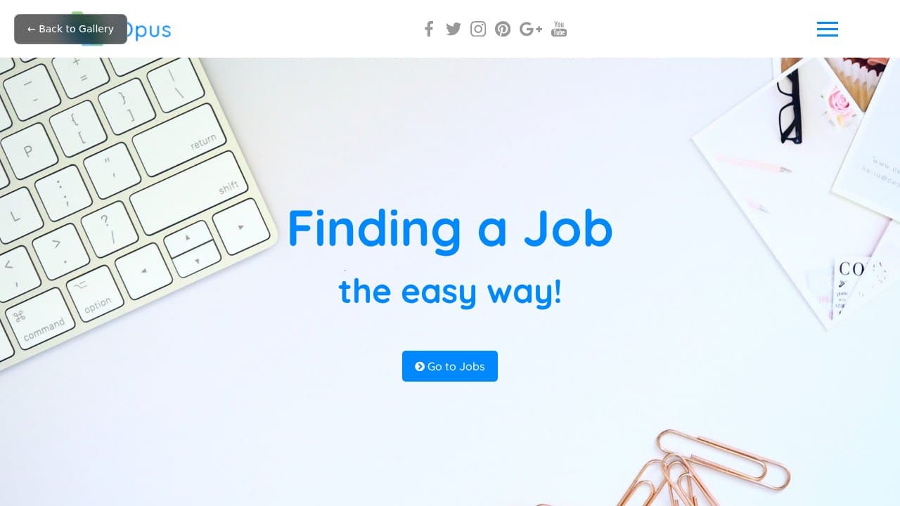 Opus template preview