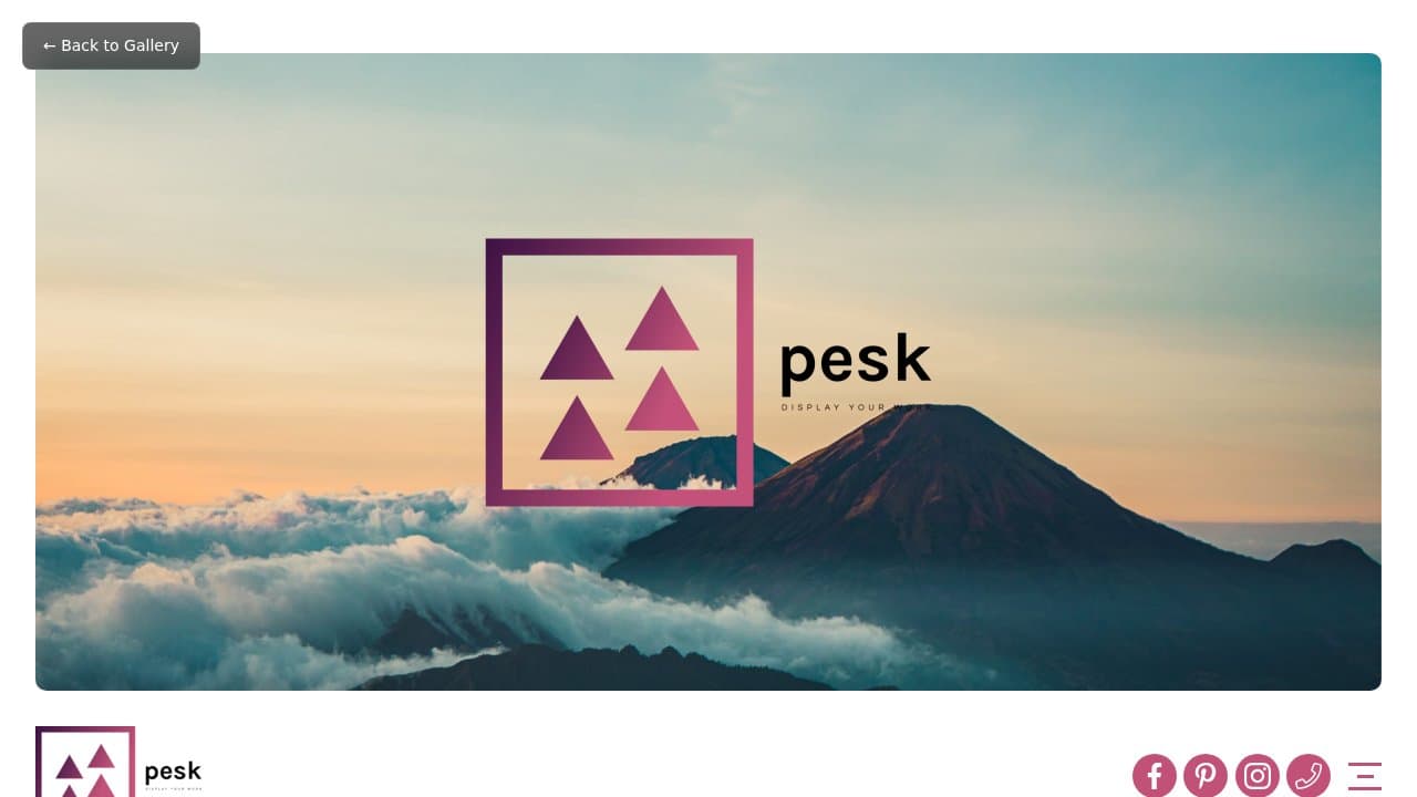 Pesk template preview