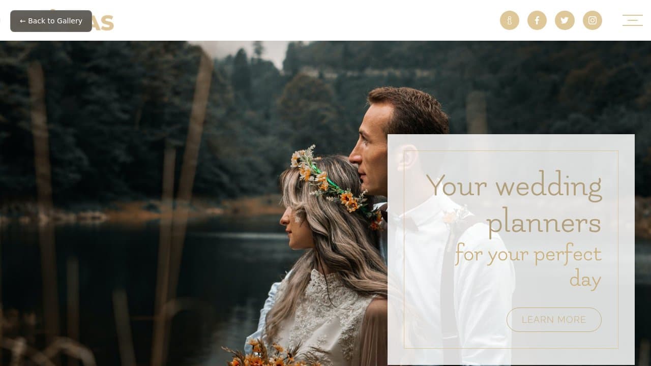 Priodas template preview