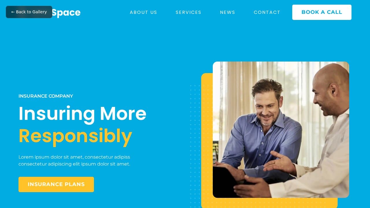 SafeSpace template preview