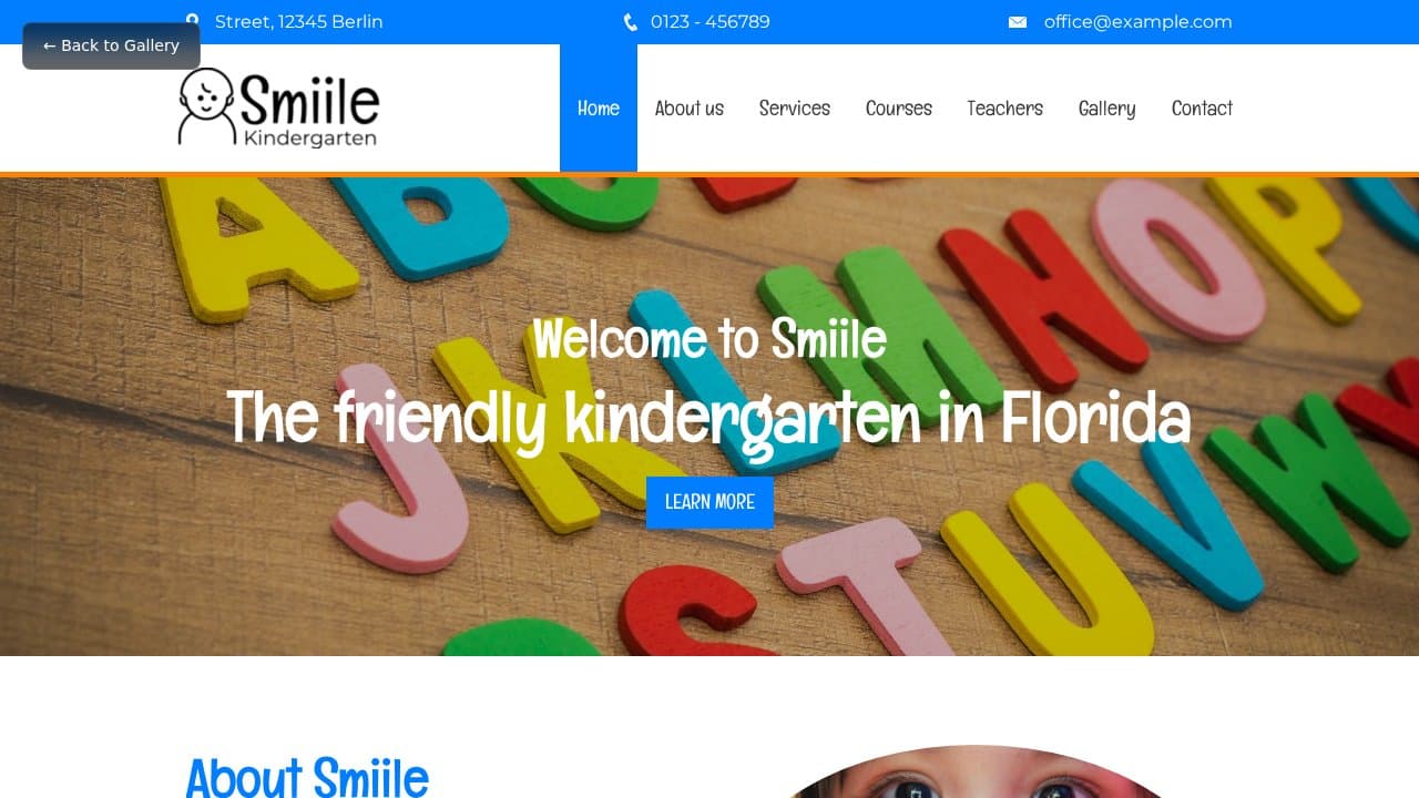 Smiile template preview