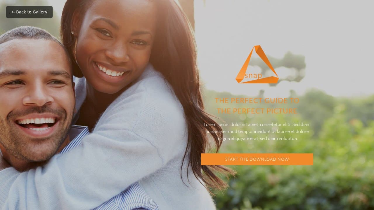 Snap template preview