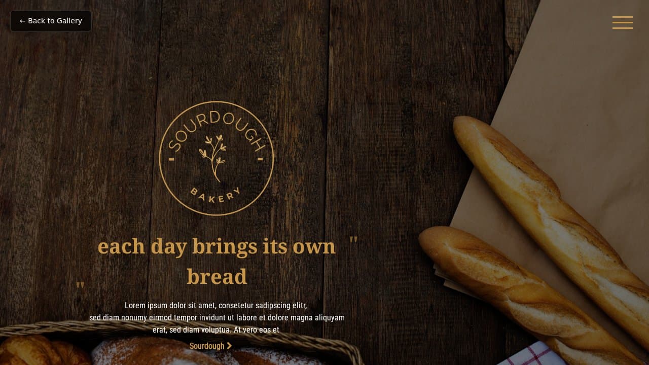 Sourdough template preview