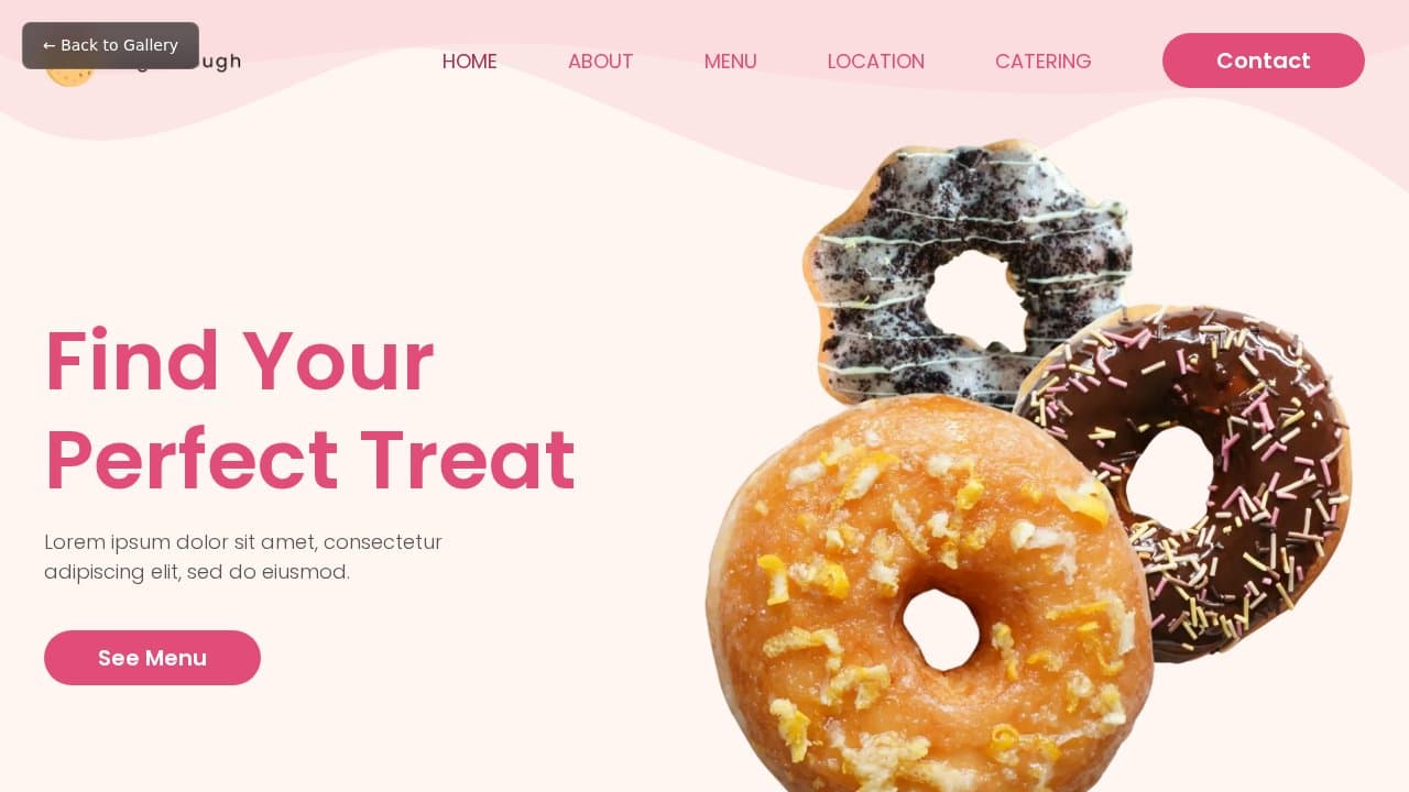 Sugar Dough template preview