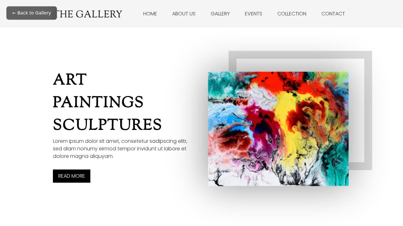 The Gallery template preview