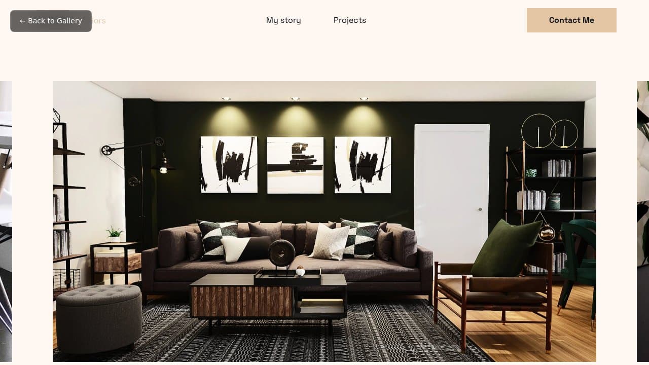 Urban Nest Interiors template preview